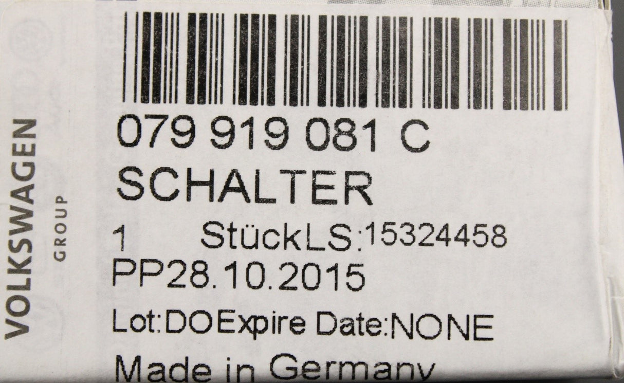 Audi RS4 RS5 4.2 V8 high pressure oil sensor switch 079919081C