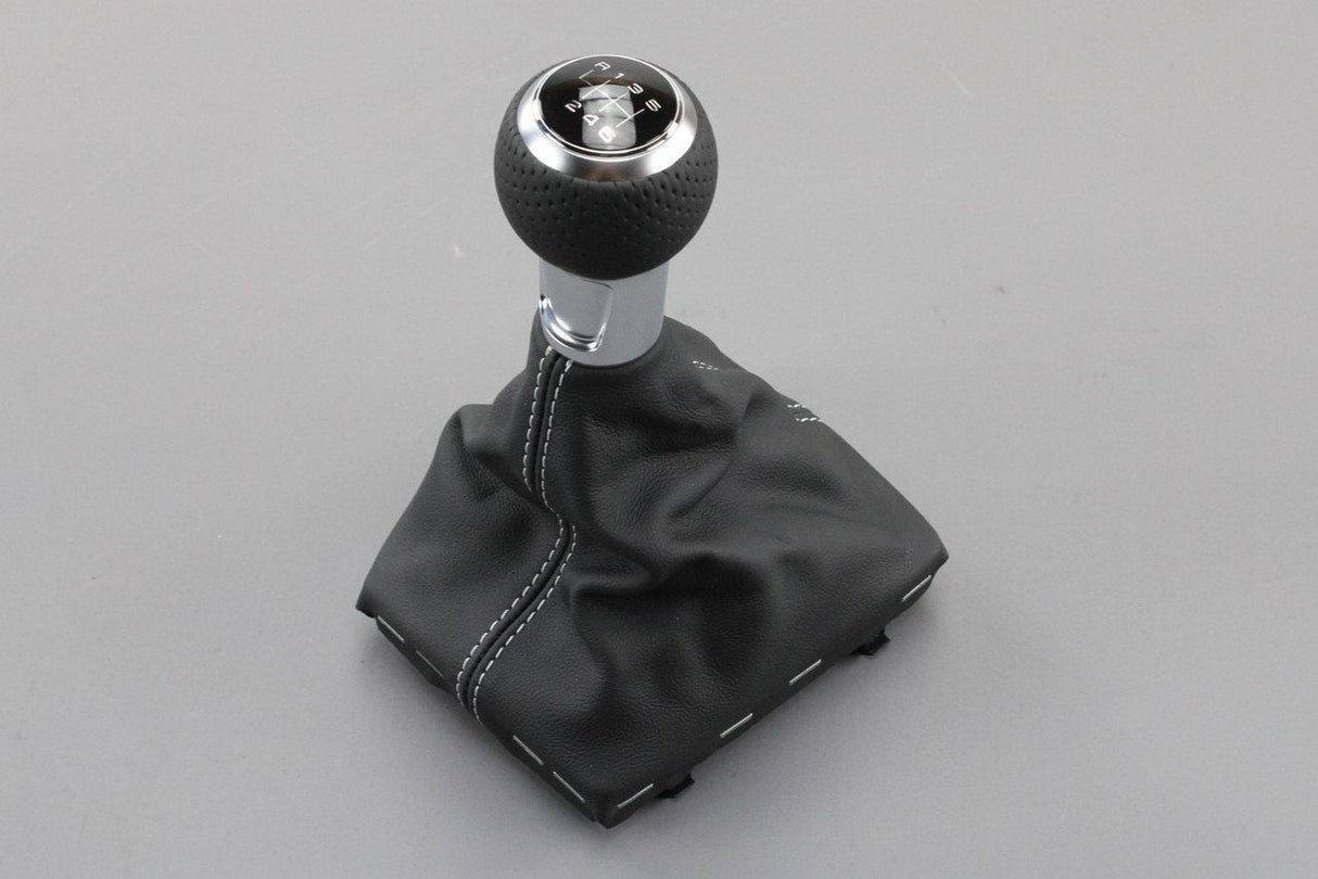 Audi A3 8V 2013-2016 6-Speed gear knob (Black/Silver) 8V0863278E XBA