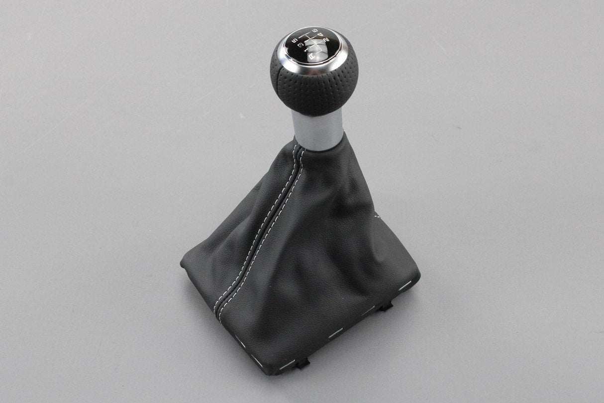 Audi A3 8V 2013-2016 6-Speed gear knob (Black/Silver) 8V0863278E XBA