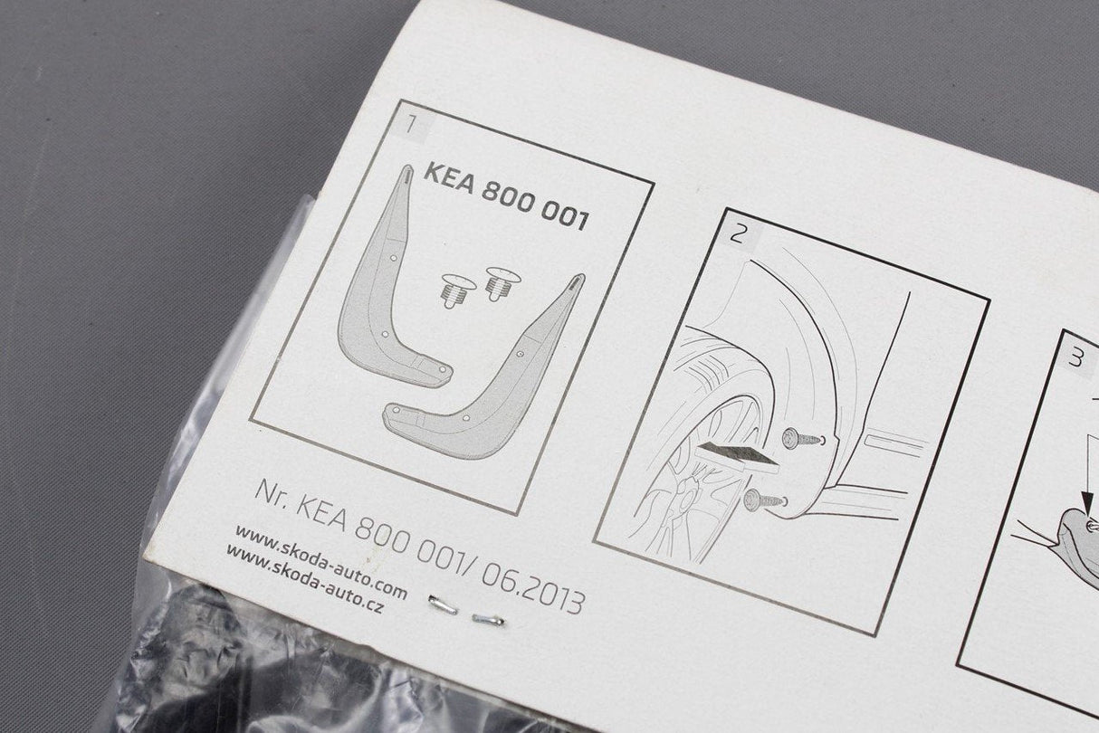 Skoda Superb 2008-15 accessory mud flaps set (front) KEA800001