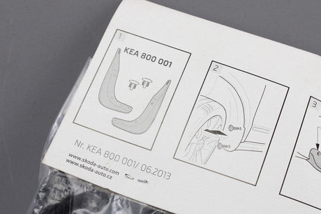 Skoda Superb 2008-15 accessory mud flaps set (front) KEA800001