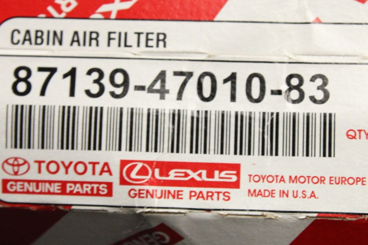Toyota Yaris 01-05 Prius 01-09 Celica 99-05 pollen filter 87139-47010-83