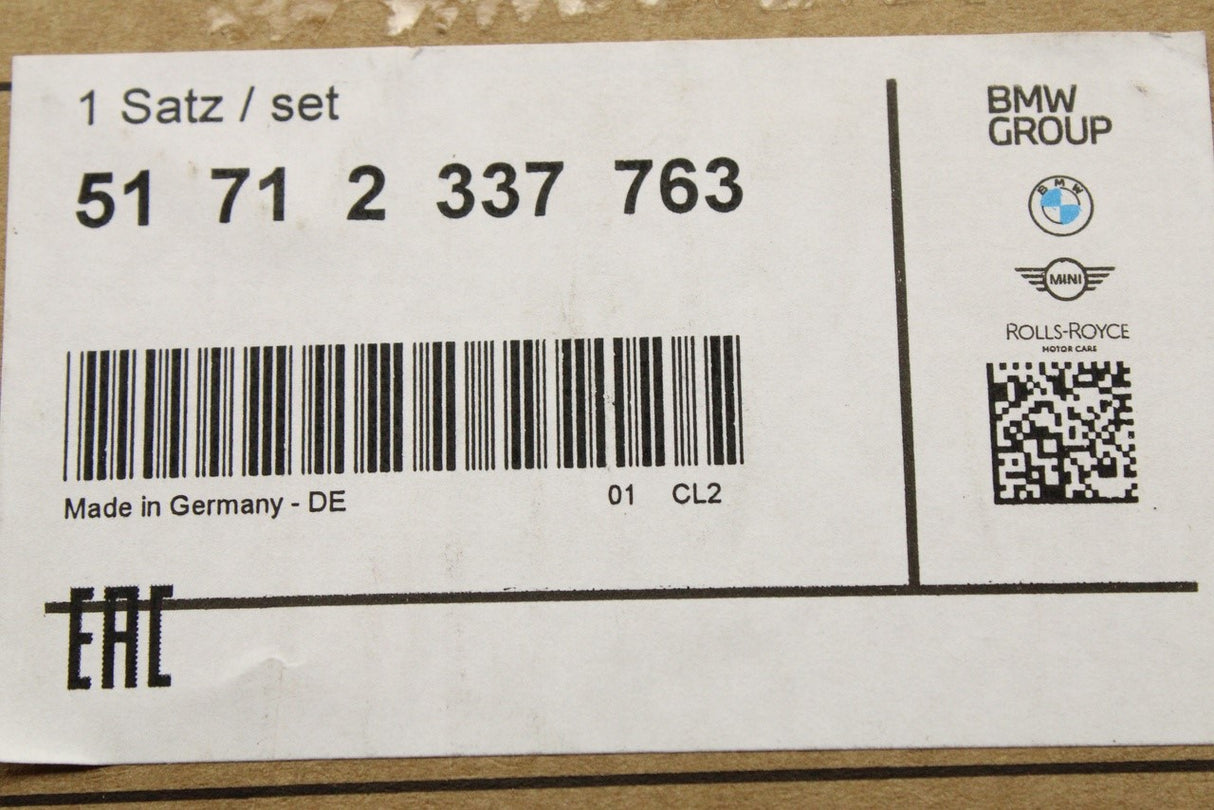 BMW X3 F25 09-17 X4 F26 13-18 front radiator grille (right) 51712337763