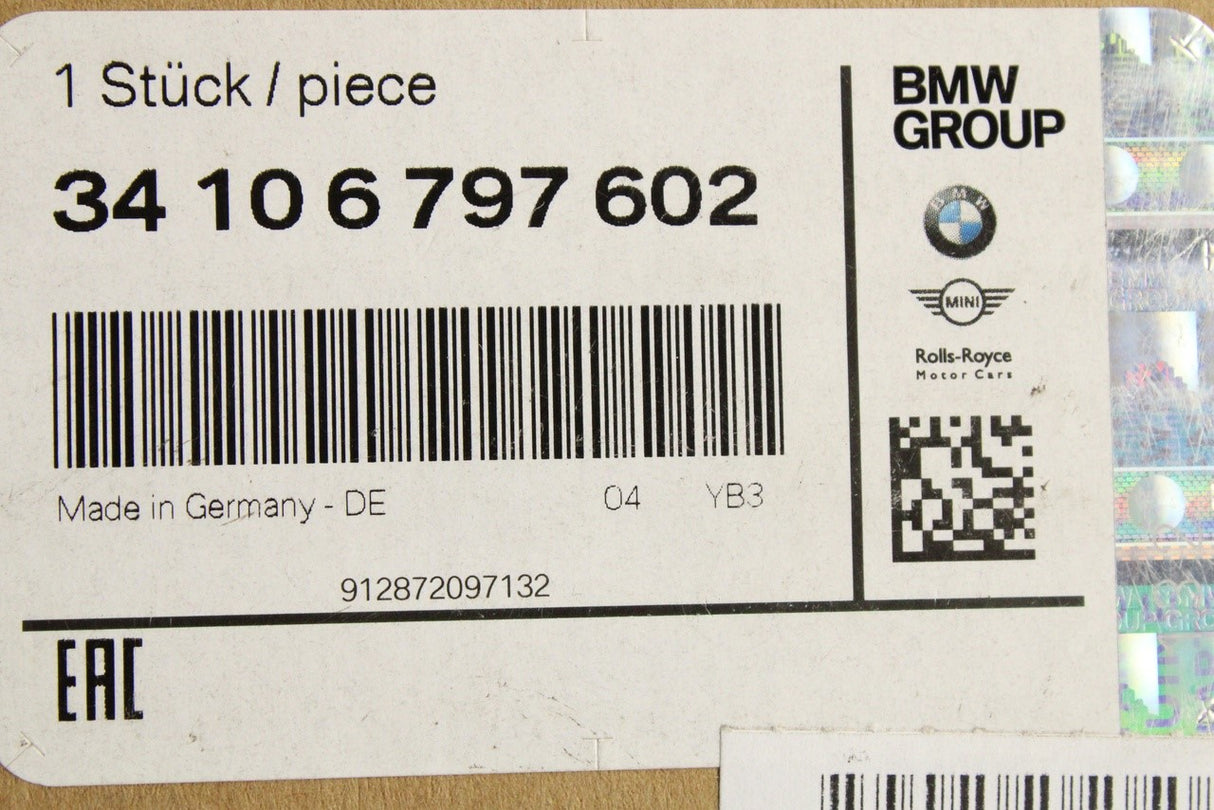 BMW M135i M140i M235i 340i 440i brake discs (front) 34106797602