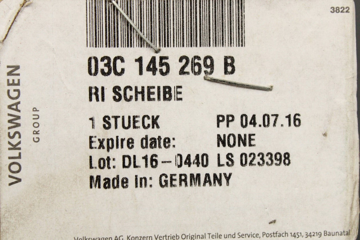 VW Golf Audi A1 Skoda Fabia SEAT 05-18 supercharger pulley 03C145269B