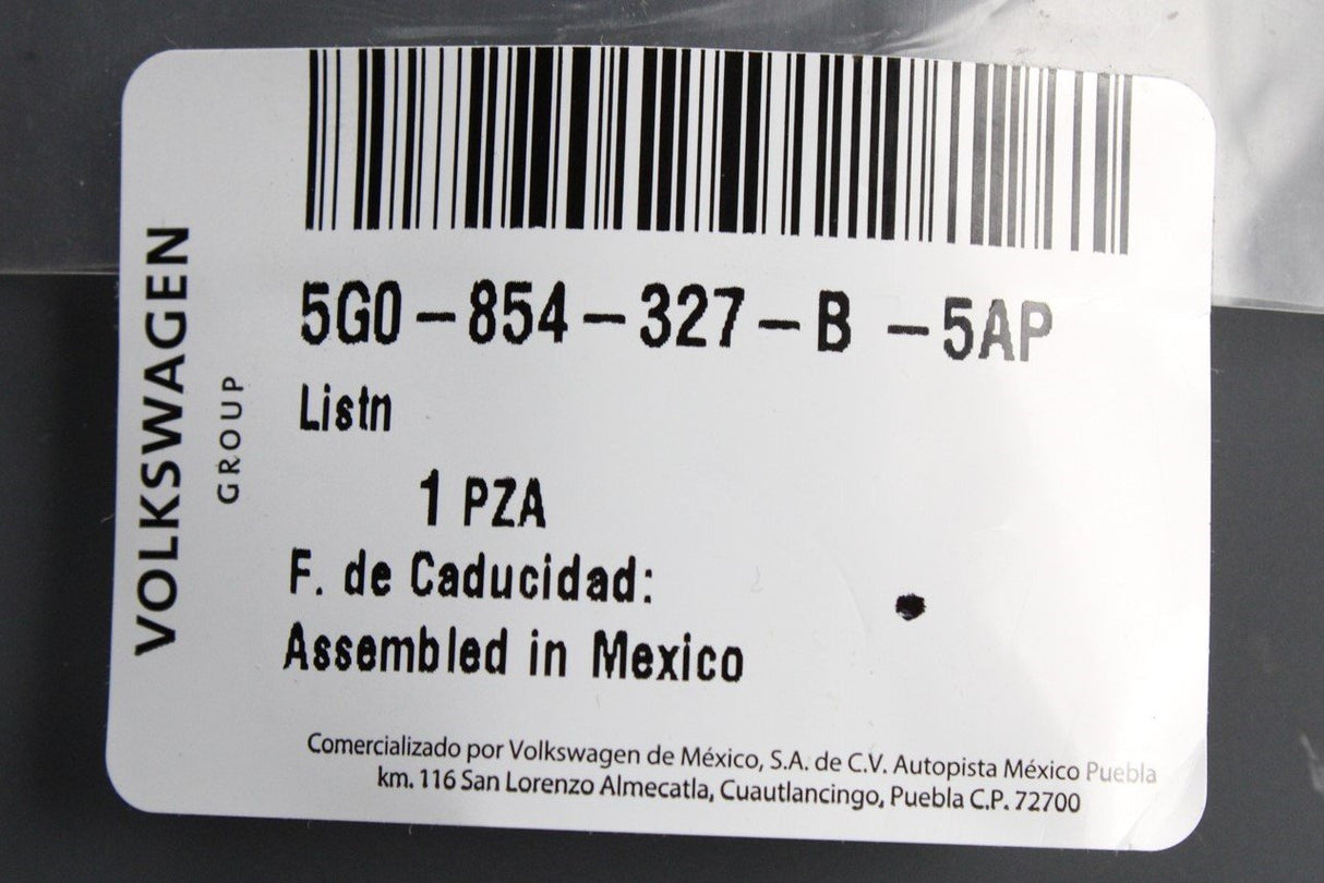 VW Golf MK7 MK7.5 windscreen side seal trim strip (left) 5G0854327B 5AP