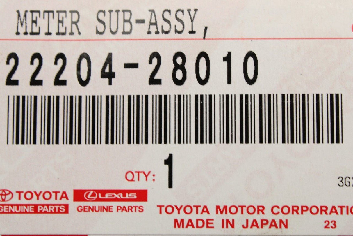 Toyota Prius Yaris Lexus RC350 LFA mass air flow sensor 22204-28010