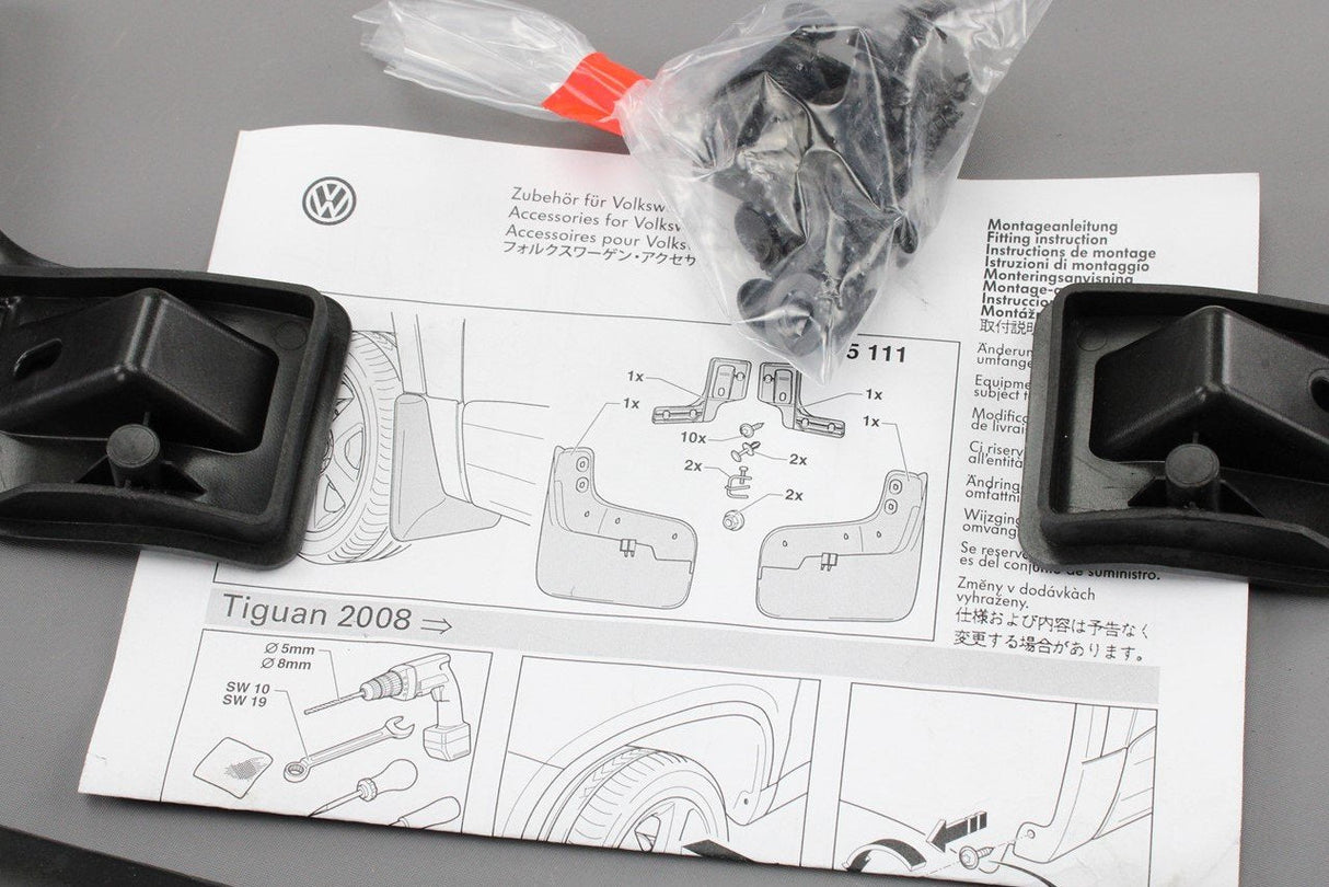 VW Tiguan 2008-2016 accessory mud flaps set (front) 5N0075111