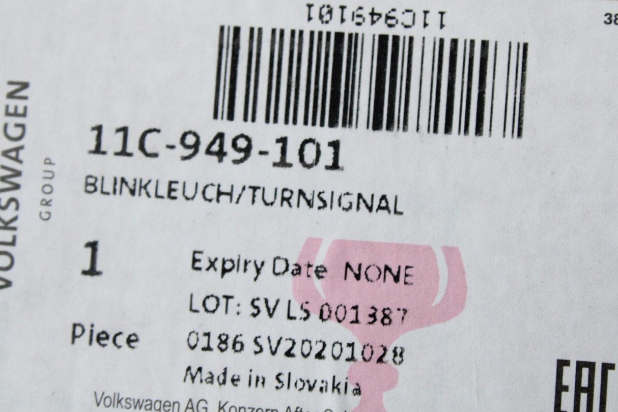 VW ID.4 ID.5 Skoda Enyaq wing mirror indicator (left) 11C949101