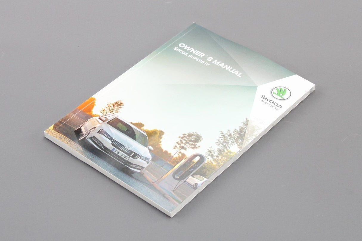 Skoda Superb iV 2020 - owners manual English language only 3V1012720AA