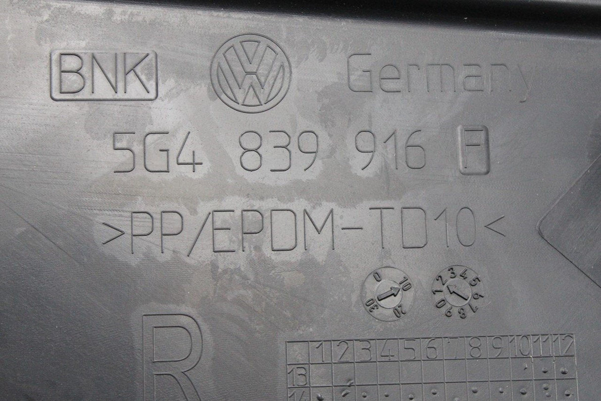 VW Golf MK7.5 2017-2020 rear window regulator cover (4 door) 5G4839916F