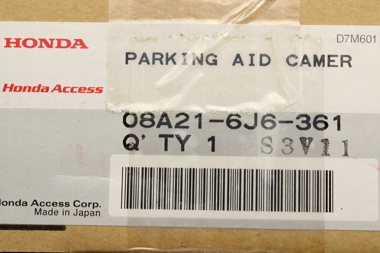Honda reversing parking aid camera 08A21-6J6-361