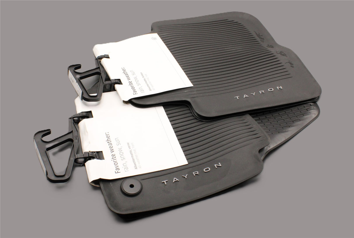 VW Tayron 2025-on RHD all weather floor mats (front & rear) 57M061502 82V / 57L061512 82V