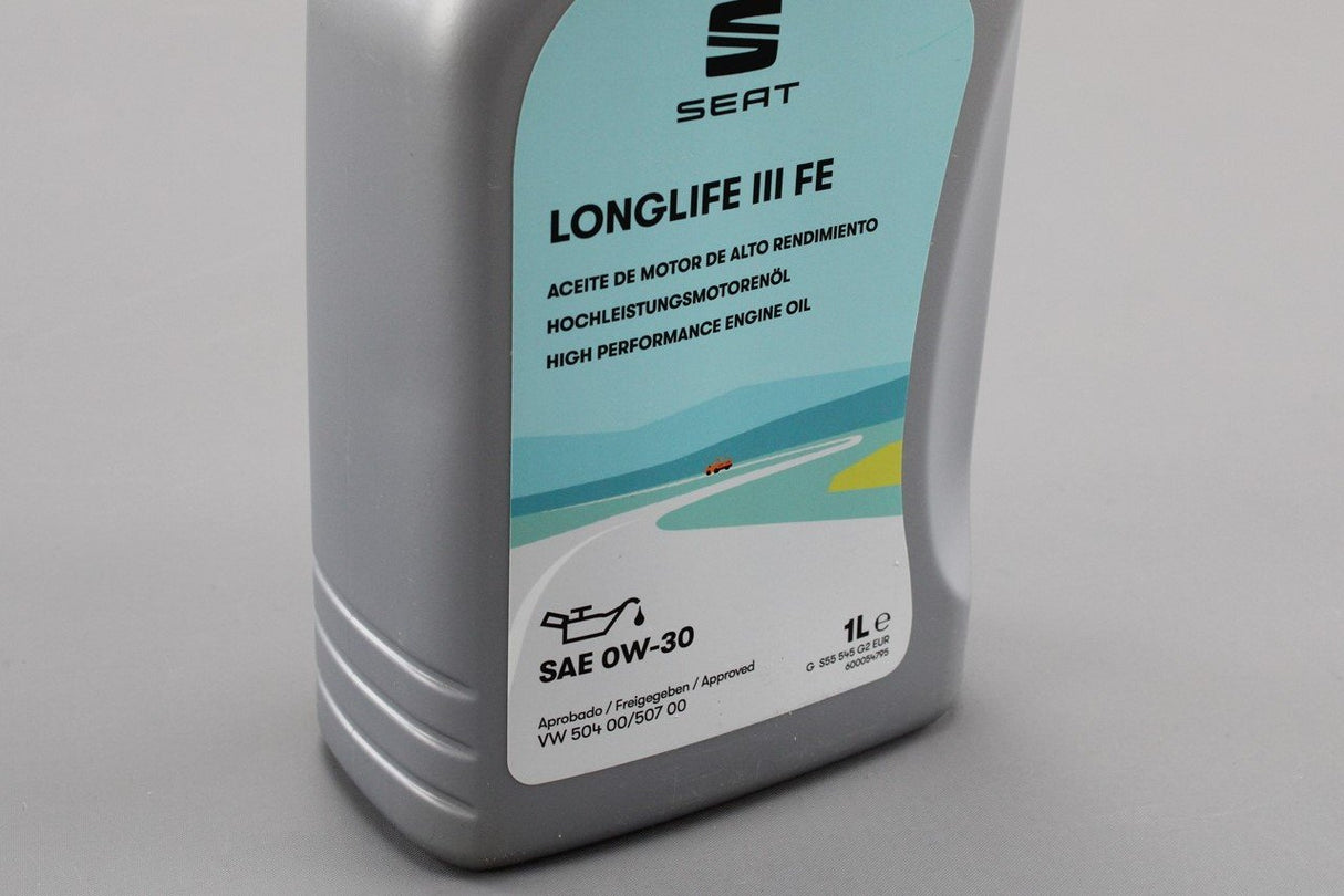 SEAT LongLife 0W-30 high performance engine oil (1L) GS55545G2EUR
