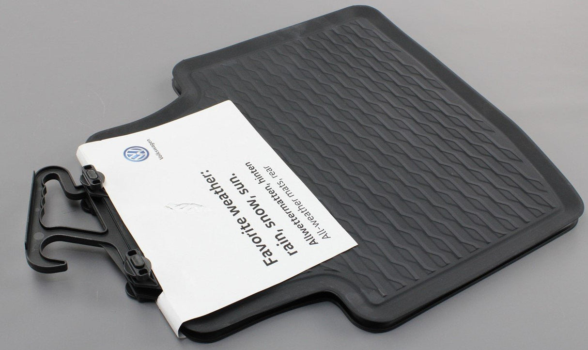 VW Arteon 2017-on rear rubber all-weather floor mats set 3G8061512 82V