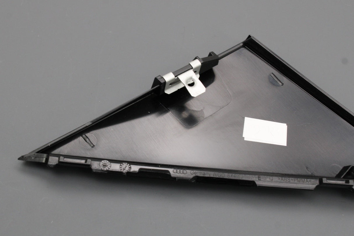 Audi A1 11-18 gloss black door mirror corner trim (left) 8X4837637E 5FQ