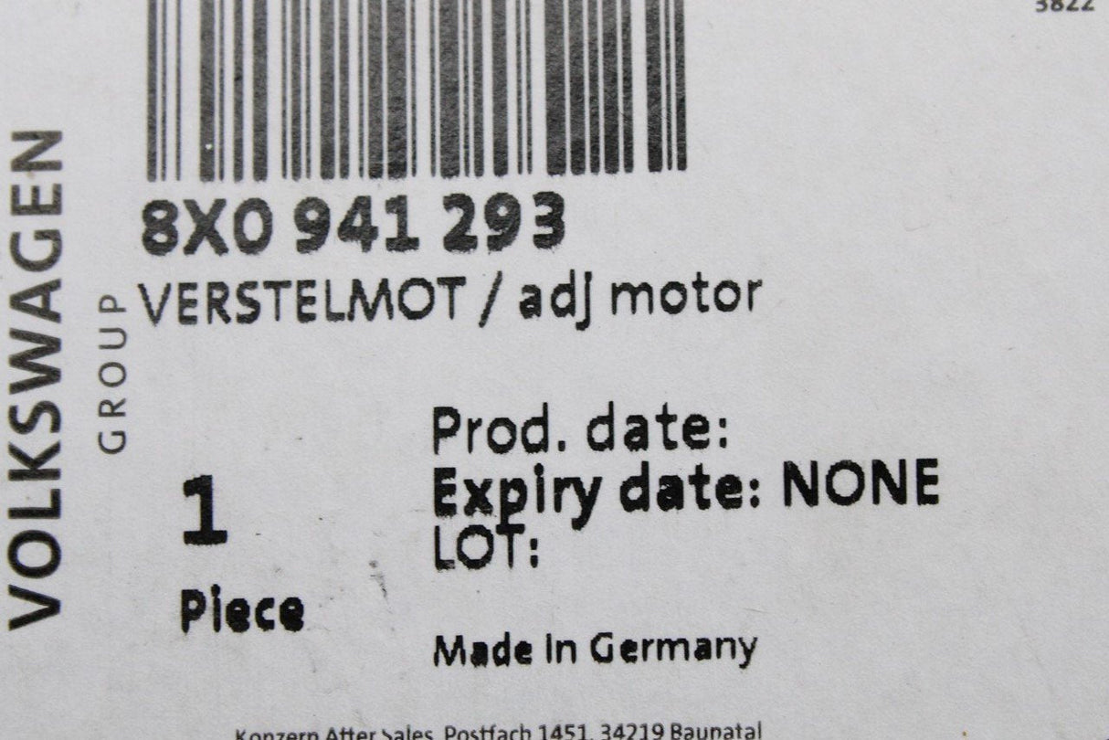 Audi A1 2011-18 Q3 2012-14 headlight level range control motor 8X0941293