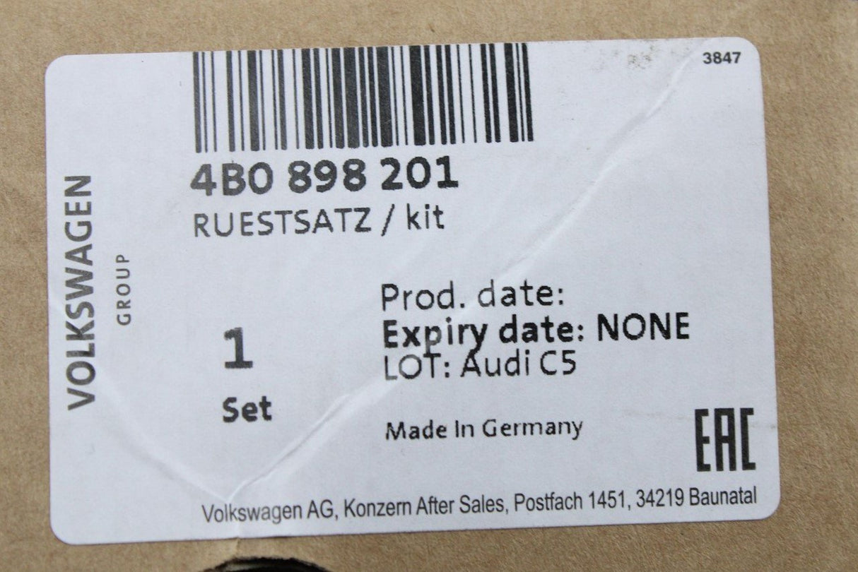 Audi airbag service kit 4B0898201