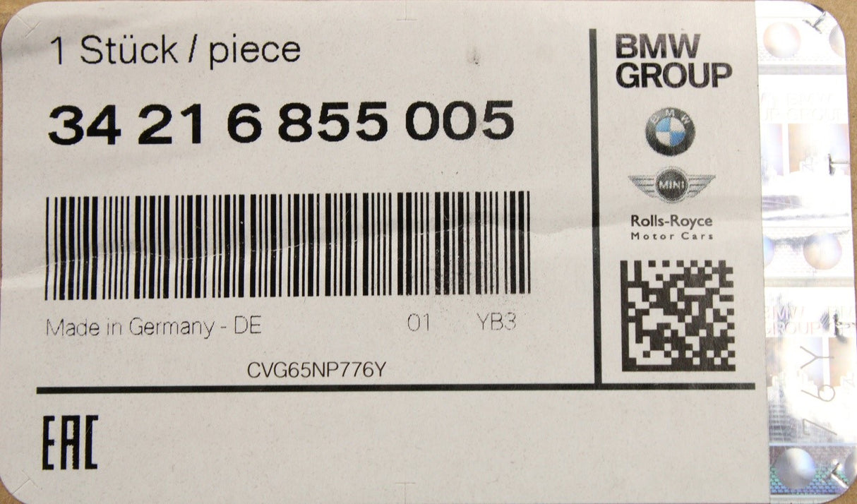 BMW 1 series E82 E88 300mm brake discs (rear) 34216855005