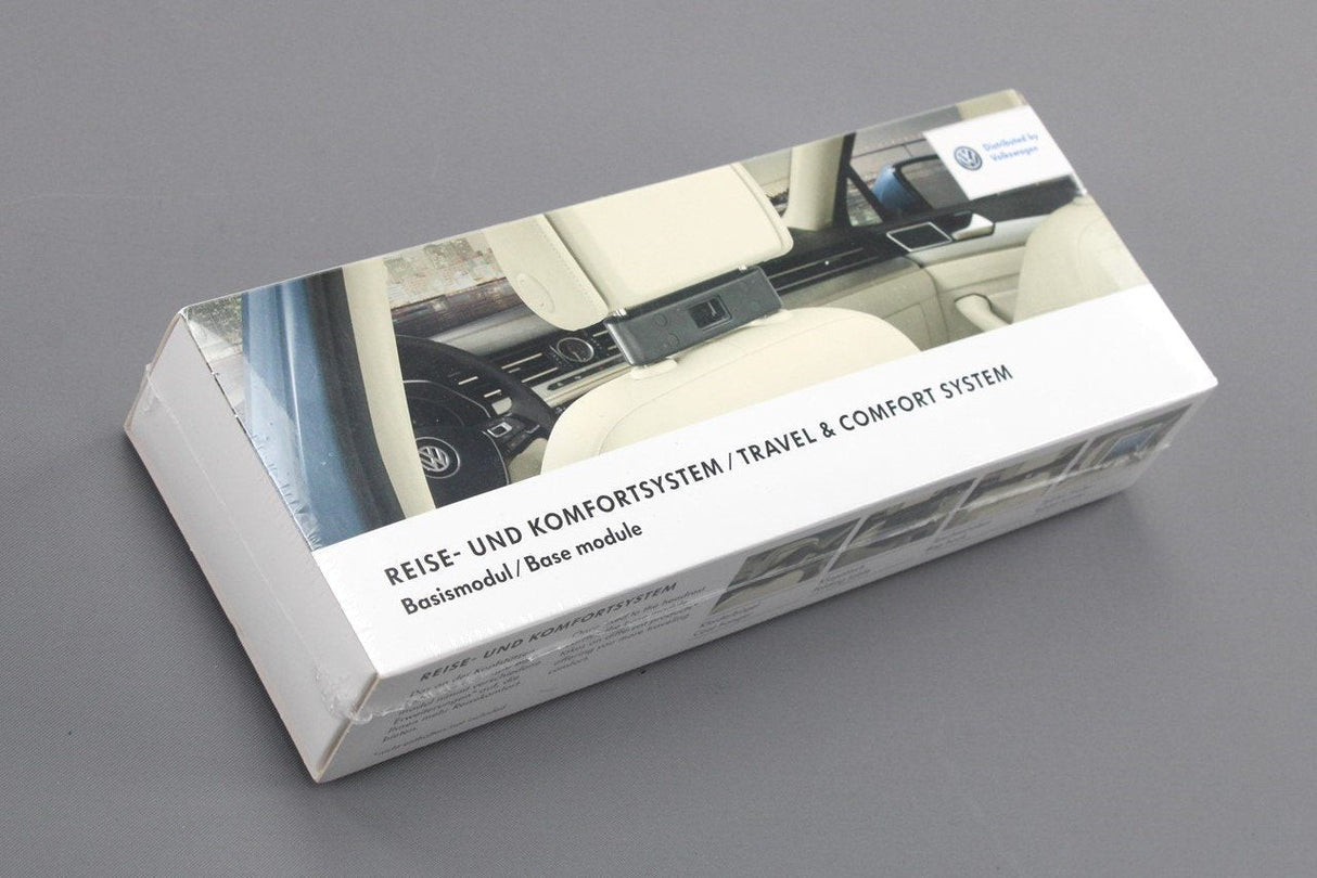 VW headrest bracket base for travel and comfort system 000061122