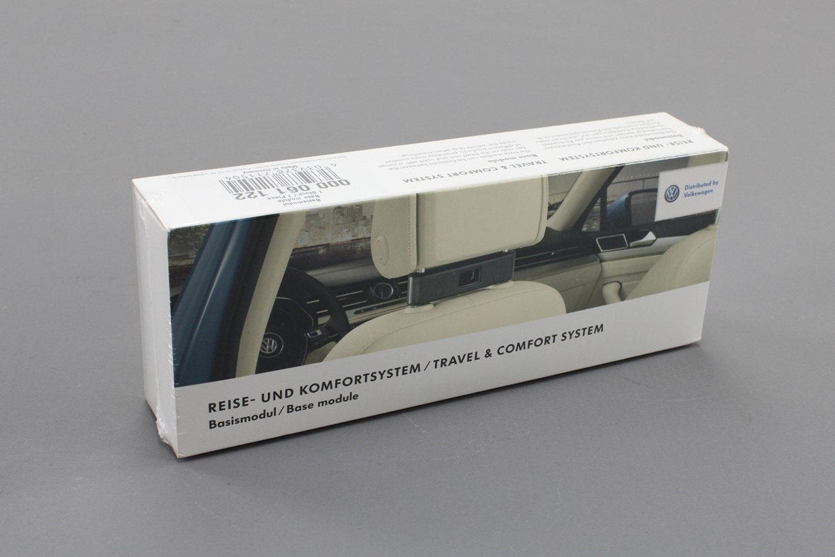 VW headrest bracket base for travel and comfort system 000061122