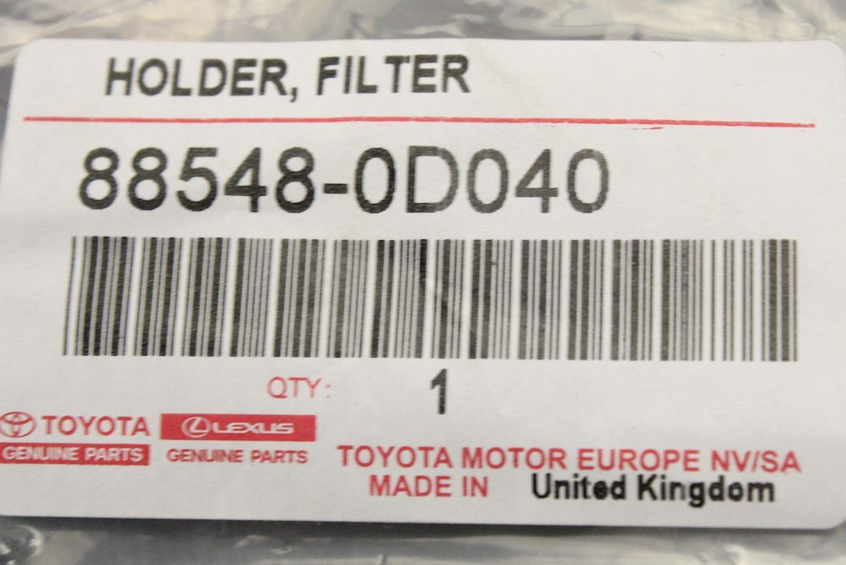 Toyota Yaris 05-20 pollen filter holder trim 88548-0D040
