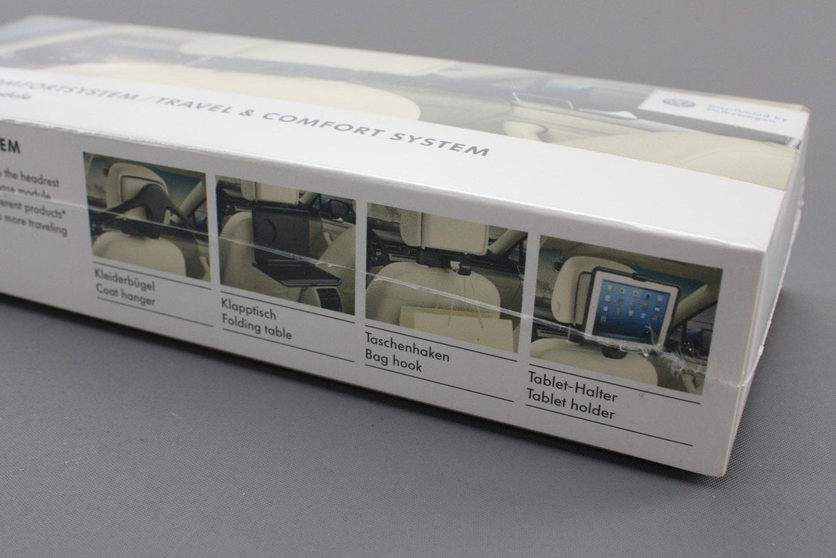 VW headrest bracket base for travel and comfort system 000061122