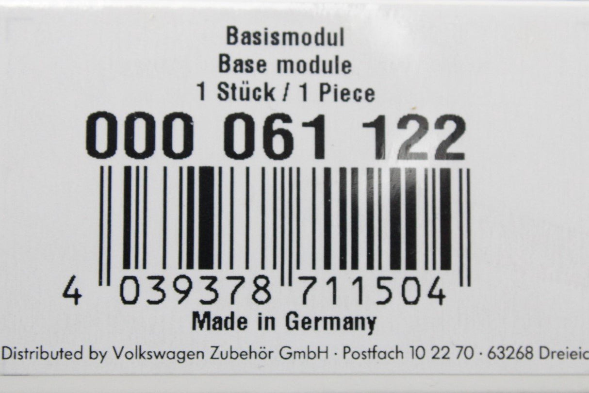 VW headrest bracket base for travel and comfort system 000061122