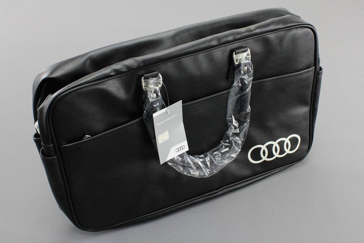 Audi leather look leisure sport bag black 3151800710