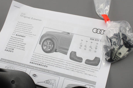 Audi Q4 e-tron 2021-onward S-line mud flap set (front) 89A075116
