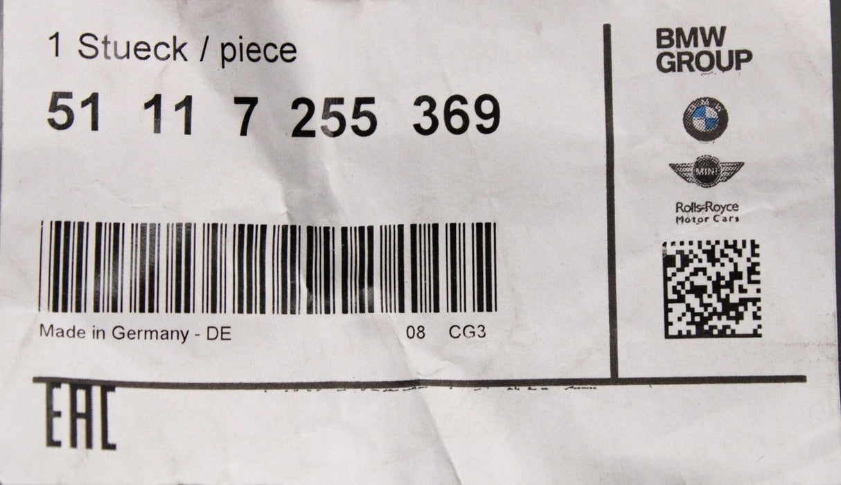 BMW F30 2011-2015 front fog light surround trim (left) 51117255369