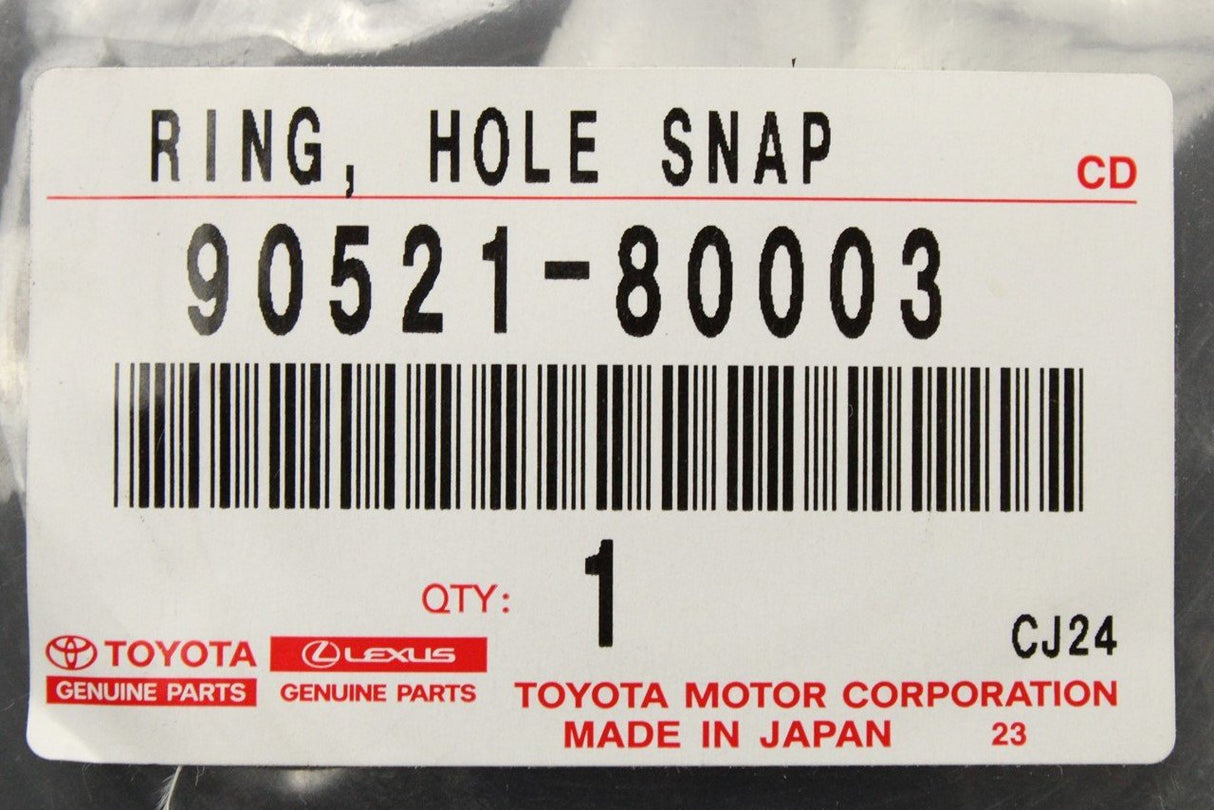 Toyota IQ 08-14 Yaris 05-20 snap ring (front axle) 90521-80003