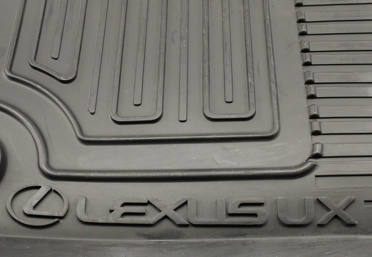 Lexus UX 2018-on all weather rubber floor mats PW210-76002