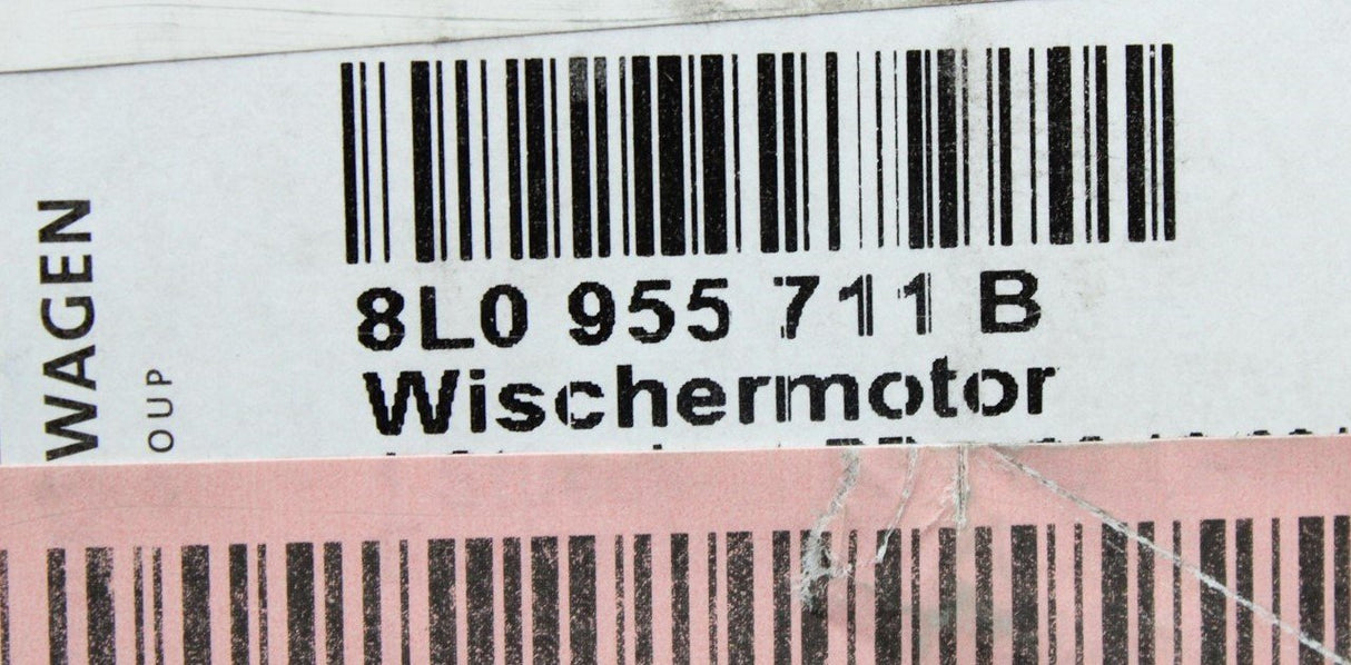VW Audi A3 S3 8L 1997-03 A4 RS4 A6 RS6 wiper motor (rear) 8L0955711B