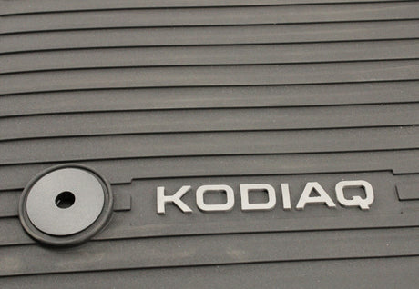 Skoda Kodiaq 2024-on front & rear rubber floor mats 57J061500
