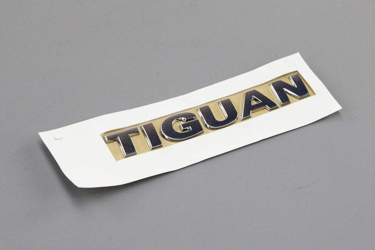 VW Tiguan 2016-on rear boot lid lettering badge (chrome) 5NA853687 2ZZ