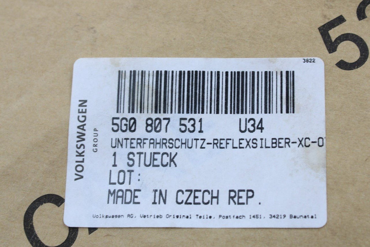 VW Golf Alltrack MK7 MK7.5 lower front bumper trim silver 5G0807531 U34
