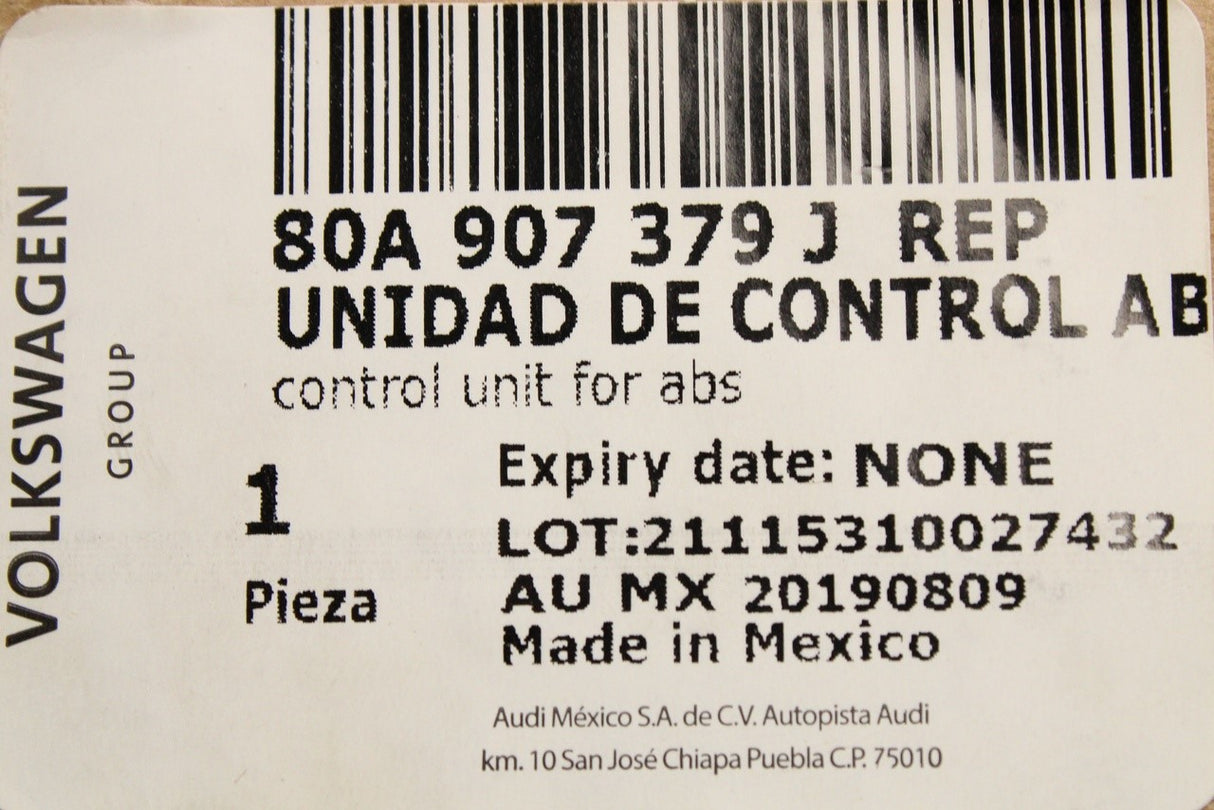Audi Q5 SQ5 2017-on ABS control unit 80A907379J REP