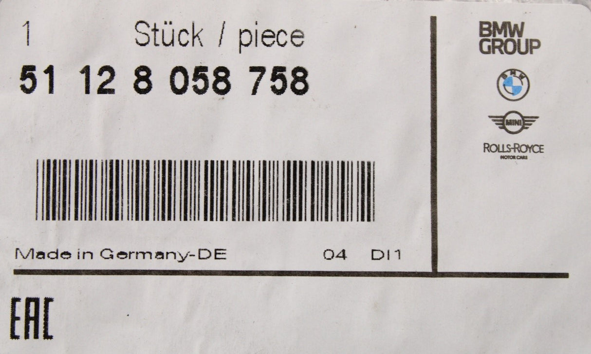 BMW F80 M3 2014-15 F82 M4 2014-17 rear bumper trim (lower) 51128058758