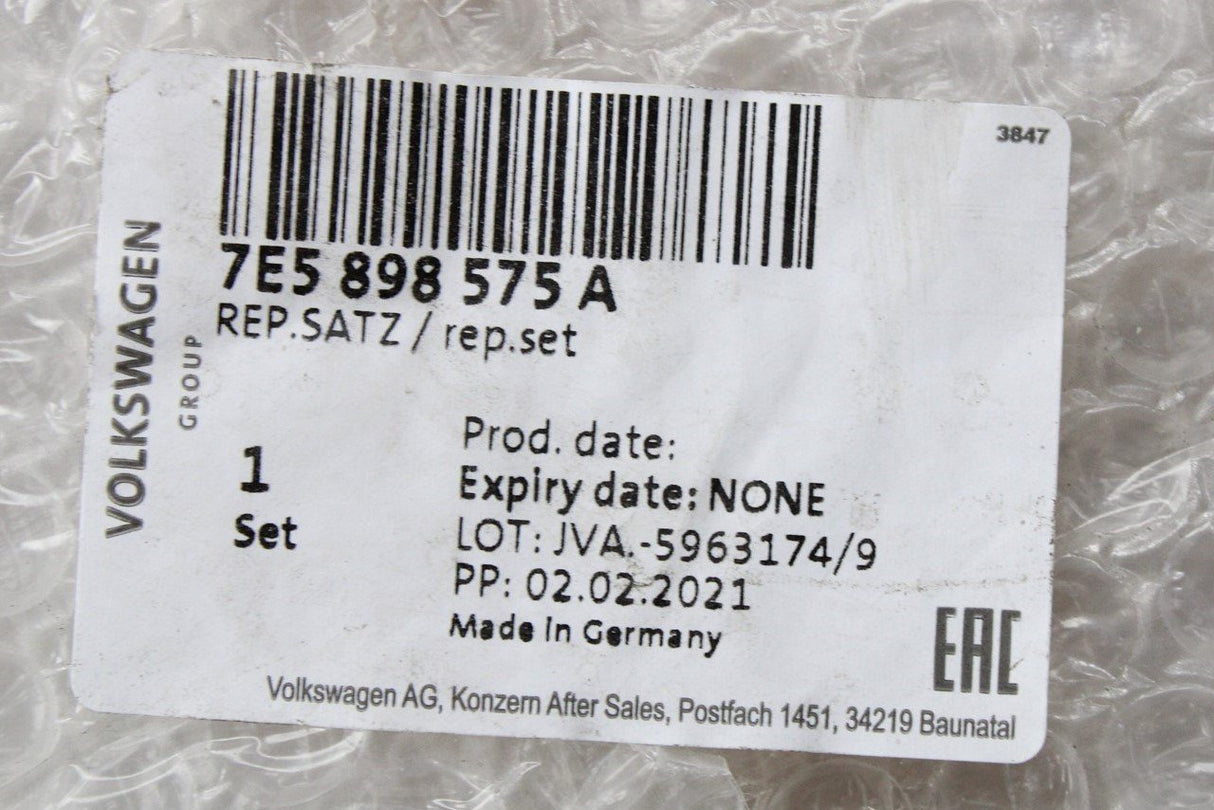 VW Transporter T6 2016-19 repair set for seat backrest heater 7E5898575A