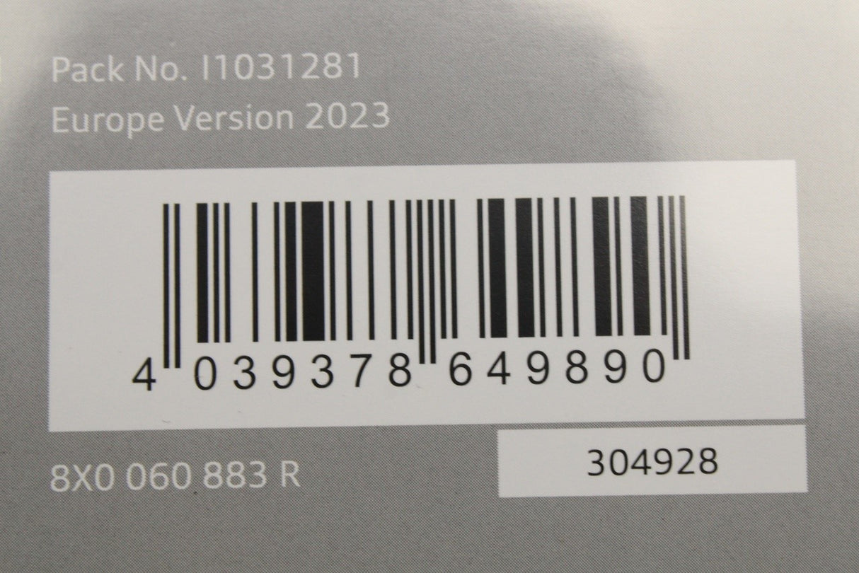 Audi Navigation RMC SD card update version 2023 Europe 8X0060883R