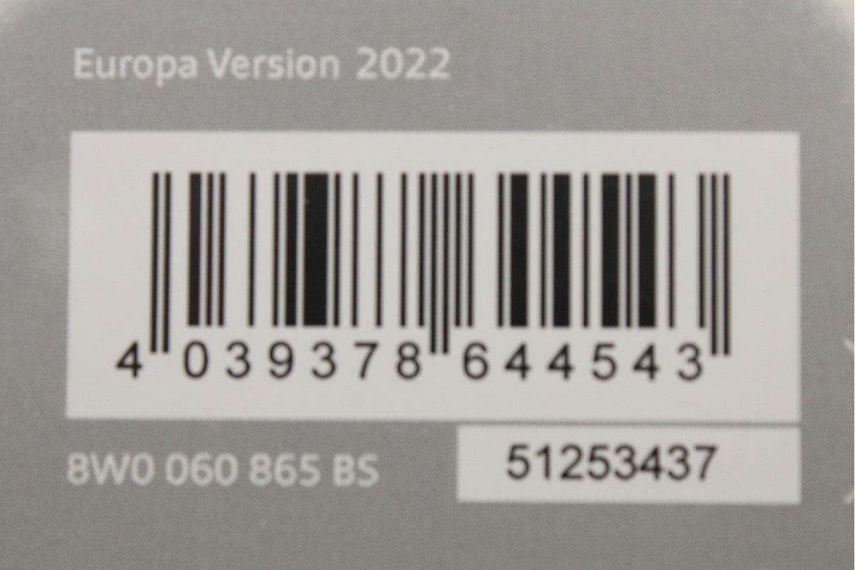 Audi MMI Navigation MIB-HS road map update version 2022 8W0060865BS