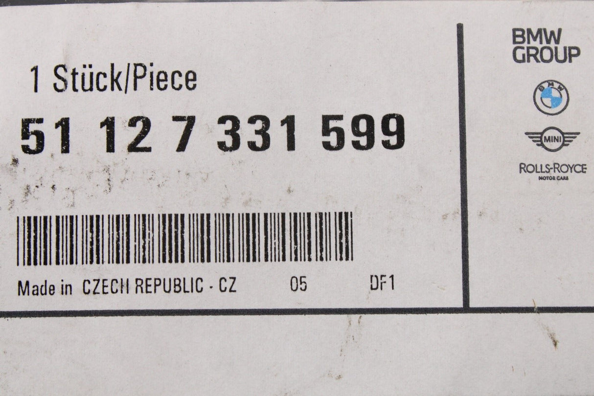 BMW 5 series F10 2013-14 bumper mounting bracket (rear) 51127331599
