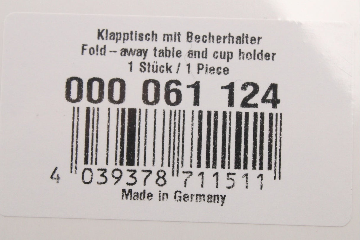 VW travel and comfort system folding table accessory 000061124