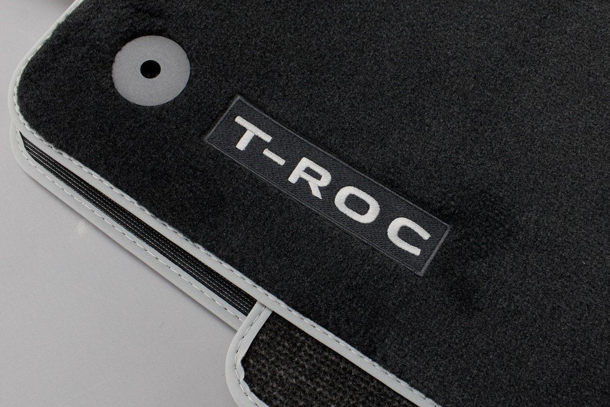 VW T-Roc 2018-on front rear premium floor mats (RHD) 2GB061270 WGK