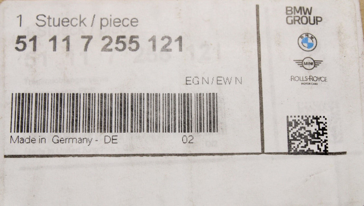 MINI R56 2010-2012 bumper mounting bracket (front) 51117255121