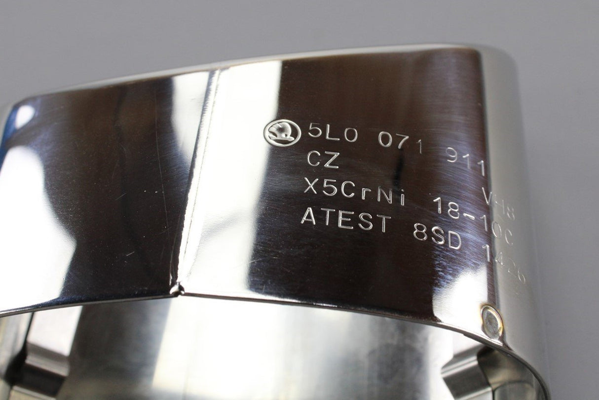 Skoda Yeti 2010-18 1.2 TSI exhaust tail pipe tip (chrome) 5L0071911