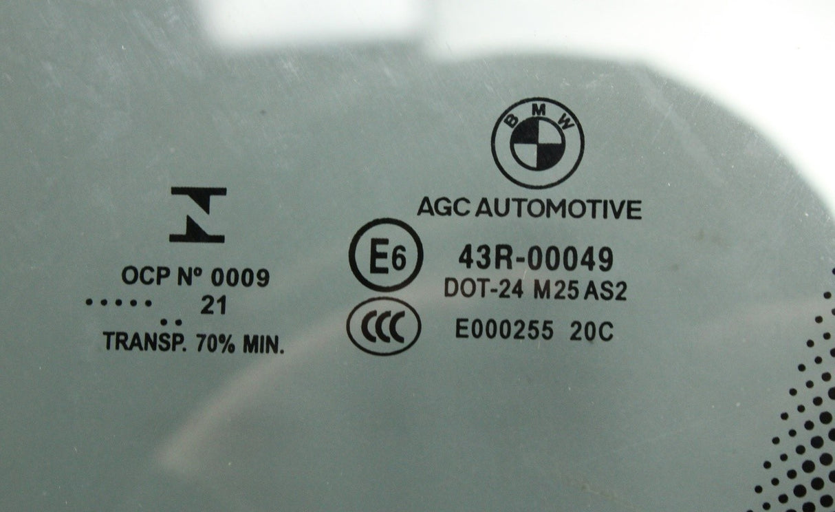 BMW F36 Gran Coupe 14-19 front door side window glass (left) 51337309733