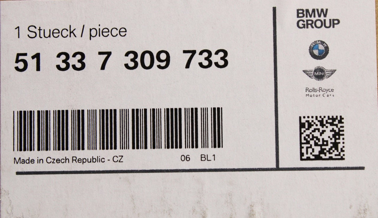 BMW F36 Gran Coupe 14-19 front door side window glass (left) 51337309733