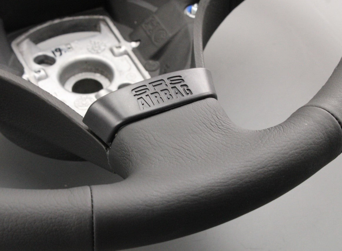 BMW E46 1997-2005 sports leather steering wheel (black) 32346753944